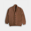 Mocha Shawl Collar Cashmere Cardigan