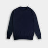 Navy Crew Neck Cashmere Sweater