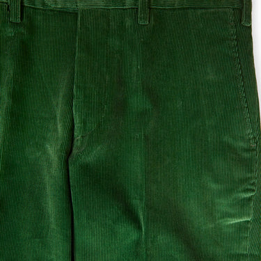 Bottle Green Cotton Corduroy Trousers