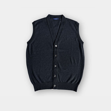 Navy Cashmere Waistcoat