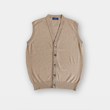 Ecru Cashmere Waistcoat