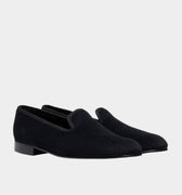 Albert Black Velvet House Slipper