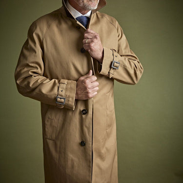 Beige Cotton Bogart Coat