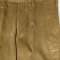 Beige Cotton Corduroy Trousers