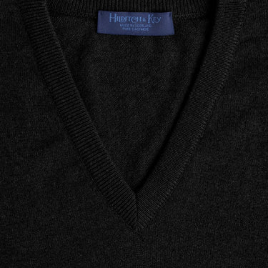 Black Cashmere Vest