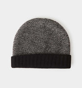 Black & White Reversible Cashmere Beanie