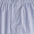 Blue Fine Bengal Stripe Cotton Poplin Boxer Shorts