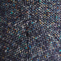 Blue Pick & Pick Weave Donegal Tweed Wool Toni Cap