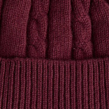 Bordeaux Red Cashmere Beanie