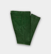 Bottle Green Cotton Corduroy Trousers