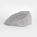 Brown Basket Weave Cotton & Linen Toni Cap