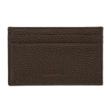 Brown Calf Leather Double Sided Card Holder