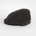 Brown Checked Loden Harlem Cap