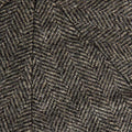 Brown & Grey Herringbone Wool Toni Cap