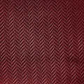 Burgundy Herringbone Silk Tie