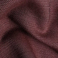 Burgundy Silk & Wool Blend Tubular Scarf