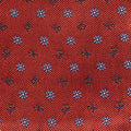 Burnt Orange Floating Floral Silk Tie