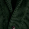 Camel Hair Shawl Collar - Green