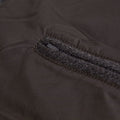 Charcoal Cino Cashmere Jacket with Knitted Sleeves