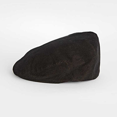 Chocolate Brown Corduroy Cotton Flat Cap