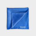 Classic Blue Silk Pocket Square