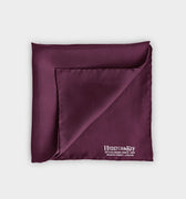 Classic Burgundy Silk Pocket Square