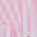 Classic Fit, Classic Collar, 2 Button Cuff Shirt In Pink Fine Bengal