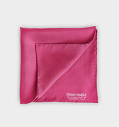 Classic Fuchsia Silk Pocket Square