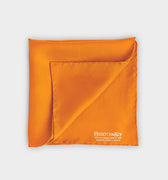 Classic Orange Silk Pocket Square