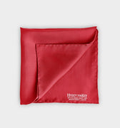 Classic Red Silk Pocket Square