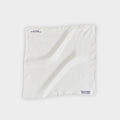 Classic White Silk Pocket Square