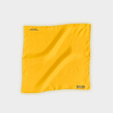 Classic Yellow Silk Pocket Square