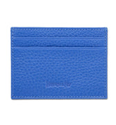 Cobalt Calf Leather Double Sided Card Holder