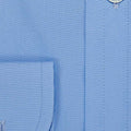 Contemporary Fit, Classic Collar, Two Button Cuff in Plain Sky Blue