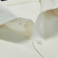 Contemporary Fit, Cutaway Collar, Double Cuff in Plain Cream