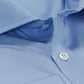 Contemporary Fit, Cutaway Collar, Double Cuff in Plain Sky Blue