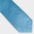 Cornflower Blue Herringbone Silk Tie