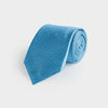 Cornflower Blue Herringbone Silk Tie