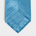 Cornflower Blue Herringbone Silk Tie