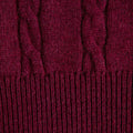 Damson Crew Neck 100% Long Sleeve Cashmere Sweater