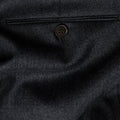 Dark Grey Pure Wool Trousers