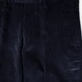 Dark Navy Cotton Corduroy Trousers