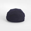 Dark Navy Twill 100% Wool Made In England Flat Cap