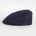 Dark Navy Twill 100% Wool Made In England Flat Cap