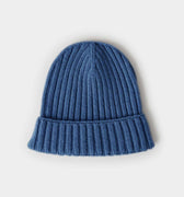 Denim Blue Cashmere Beanie