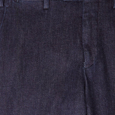 Denim Blue Cashmere Stretch Trousers