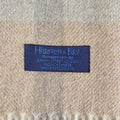 Fawn Pane Check Cashmere Shawl