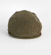 Forrest Herringbone 100% Wool Made In England Flat Cap