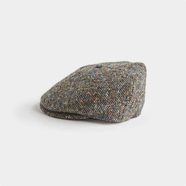 Green Pick & Pick Donegal Tweed Wool Toni Cap