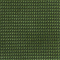 Green Small Houndstooth Wool & Silk Blend Tie